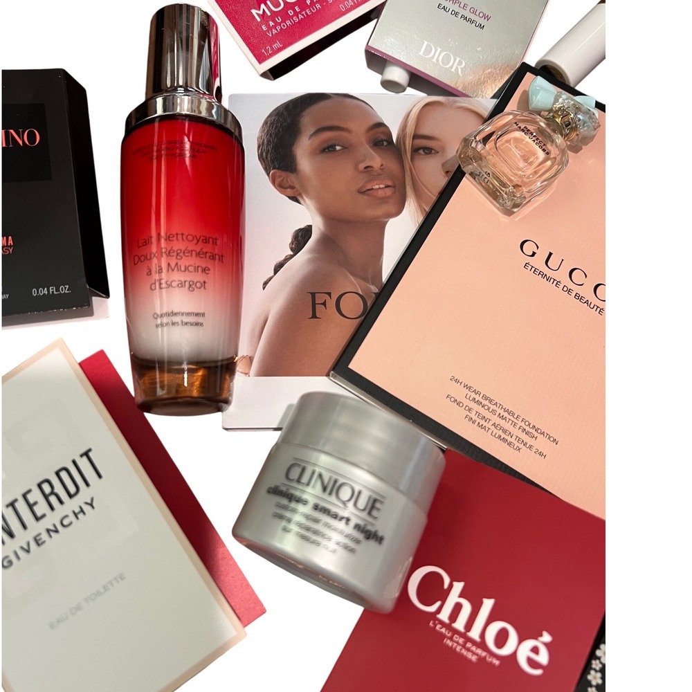 Luxury Designer Beauty Makeup Perfume Bundle Gucci Dior Valentino Clinique - Picture 2 of 4